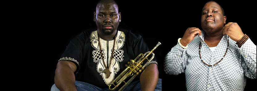 Tim et Cyprien Zéni sur la scène de Gramoun Lélé Tim et Cyprien Zéni sur la scène de Gramoun Lélé