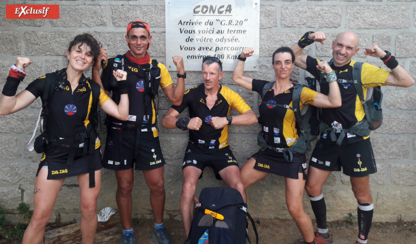 La bande à «Z’Agathe l’Abeille» a réussi la traversée du GR20 La bande à «Z’Agathe l’Abeille» a réussi la traversée du GR20