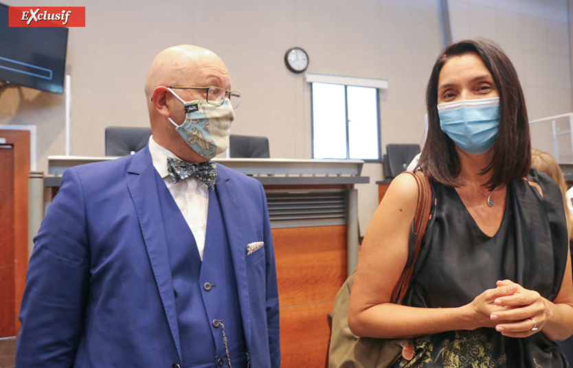 Pascal Hamel, président du Conseil des Prud'Hommes de Saint-Denis, et Valérie Lebreton, présidente du Tribunal Judiciaire de Saint-Pierre Pascal Hamel, président du Conseil des Prud'Hommes de Saint-Denis, et Valérie Lebreton, présidente du Tribunal Judiciaire de Saint-Pierre