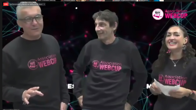L'équipe d'animateurs de cette finale