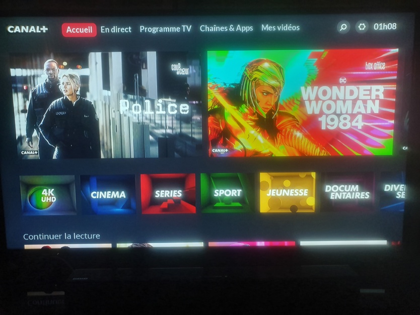 Le nouveau design du décodeur Canal+ 4K-UHD