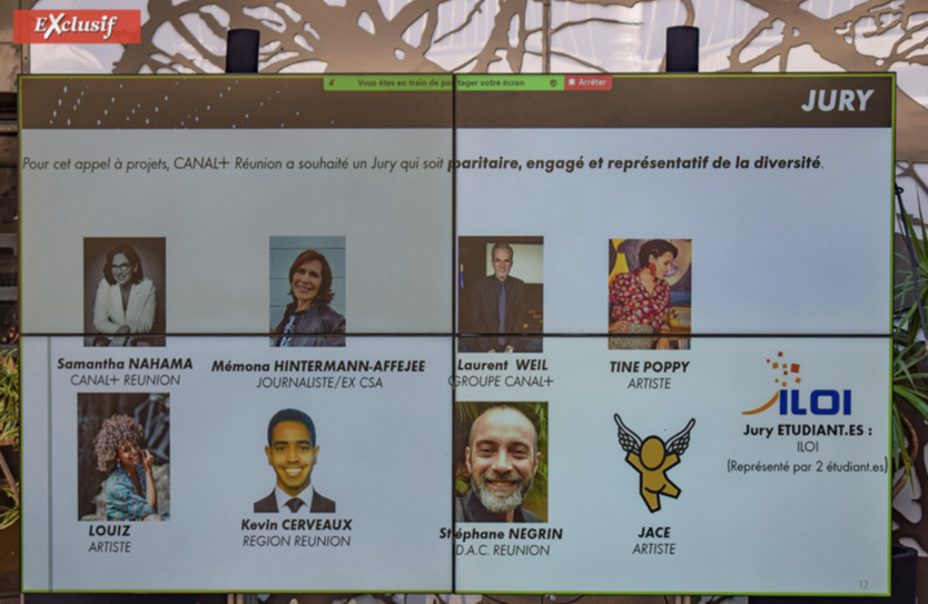 Les membres du jury de ce concours de courts métrages
