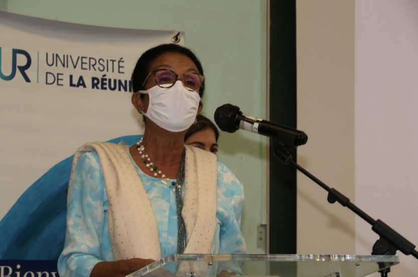 Huguette Bello, présidente de la Région