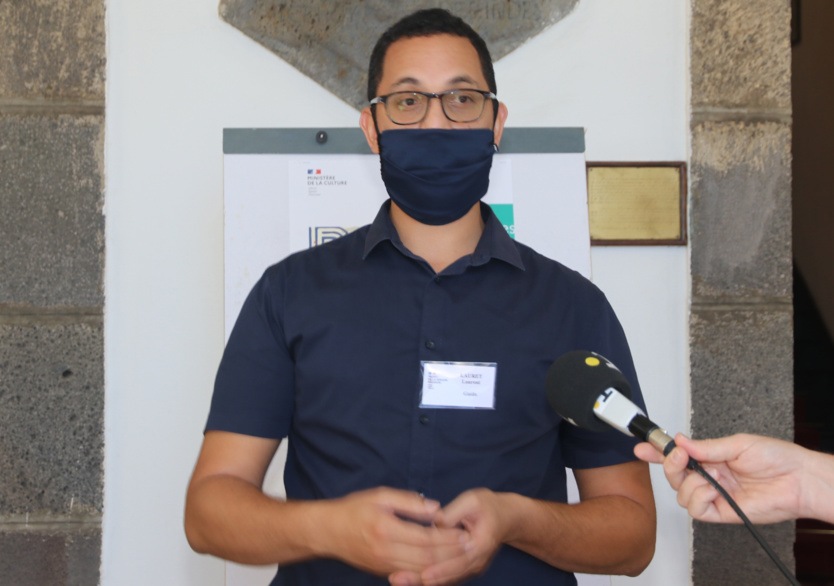 Laurent Lauret a fait la visite avec maintes explications Laurent Lauret a fait la visite avec maintes explications