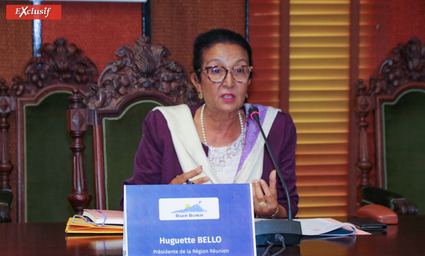 Huguette Bello, présidente de la Région Réunion