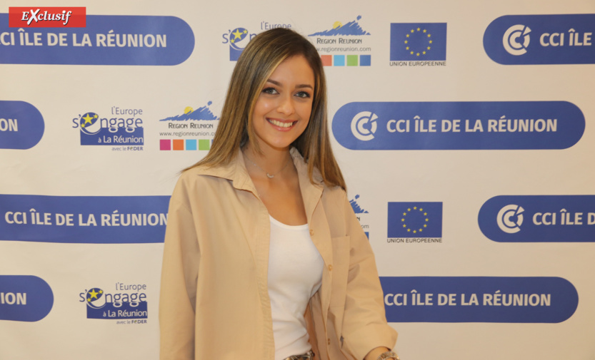 On termine avec le magnifique sourire de Morgane Lebon, Miss Réunion 2019, qui n'est pas à l'EM mais présente une émission pour la CCIR et continue ses études au Tampon. Preuve que Miss Réunion mène à tout!