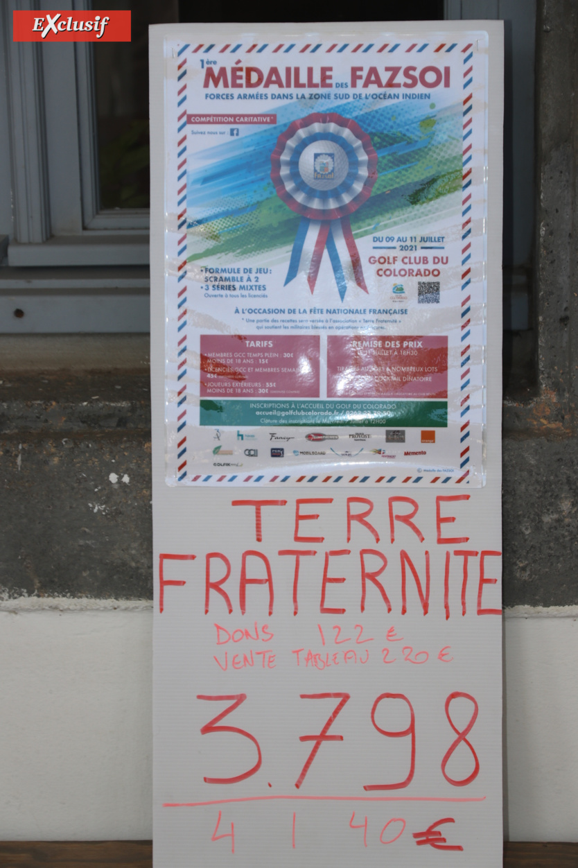 Solidarité: remise de chèque en faveur des soldats blessés ou morts en service Solidarité: remise de chèque en faveur des soldats blessés ou morts en service