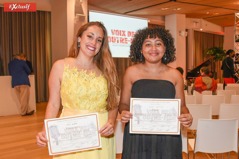 Deux Réunionnaises récompensées: Clara Bellon et Amélie Boilly. Félicitations!