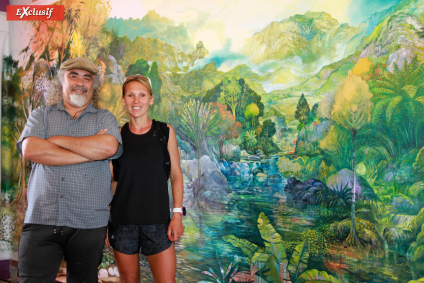 Visite chez l'artiste-peintre Charly Lesquelin
