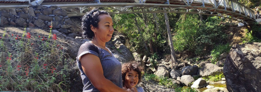 Une nouvelle passerelle pour les Mafatais et les coureurs du Grand Raid Une nouvelle passerelle pour les Mafatais et les coureurs du Grand Raid