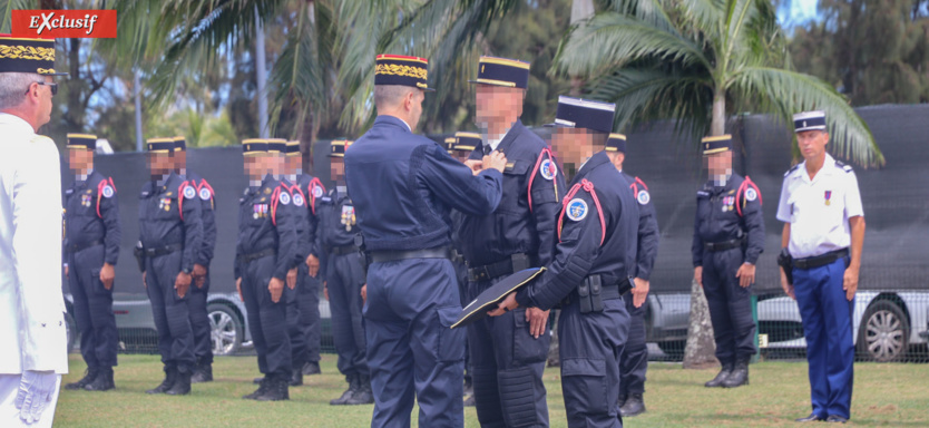 Remise de médaille au major Rémy