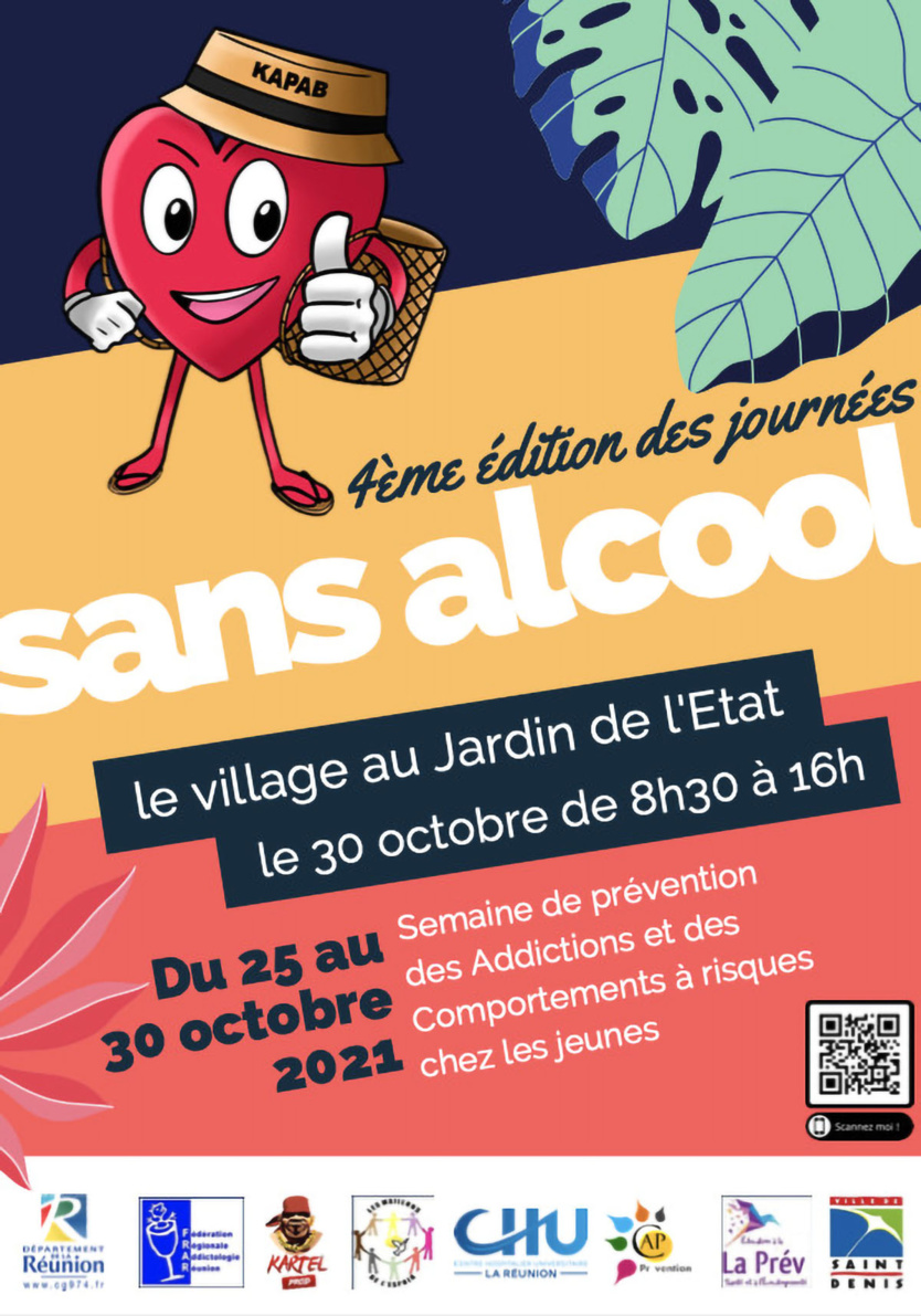 Journée Sans Alcool samedi 30 octobre à Saint-Denis: "Ensemb nou lé kapab!" Journée Sans Alcool samedi 30 octobre à Saint-Denis: "Ensemb nou lé kapab!"