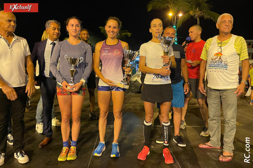 Emma Métro tout sourire a remporté la course haut la main