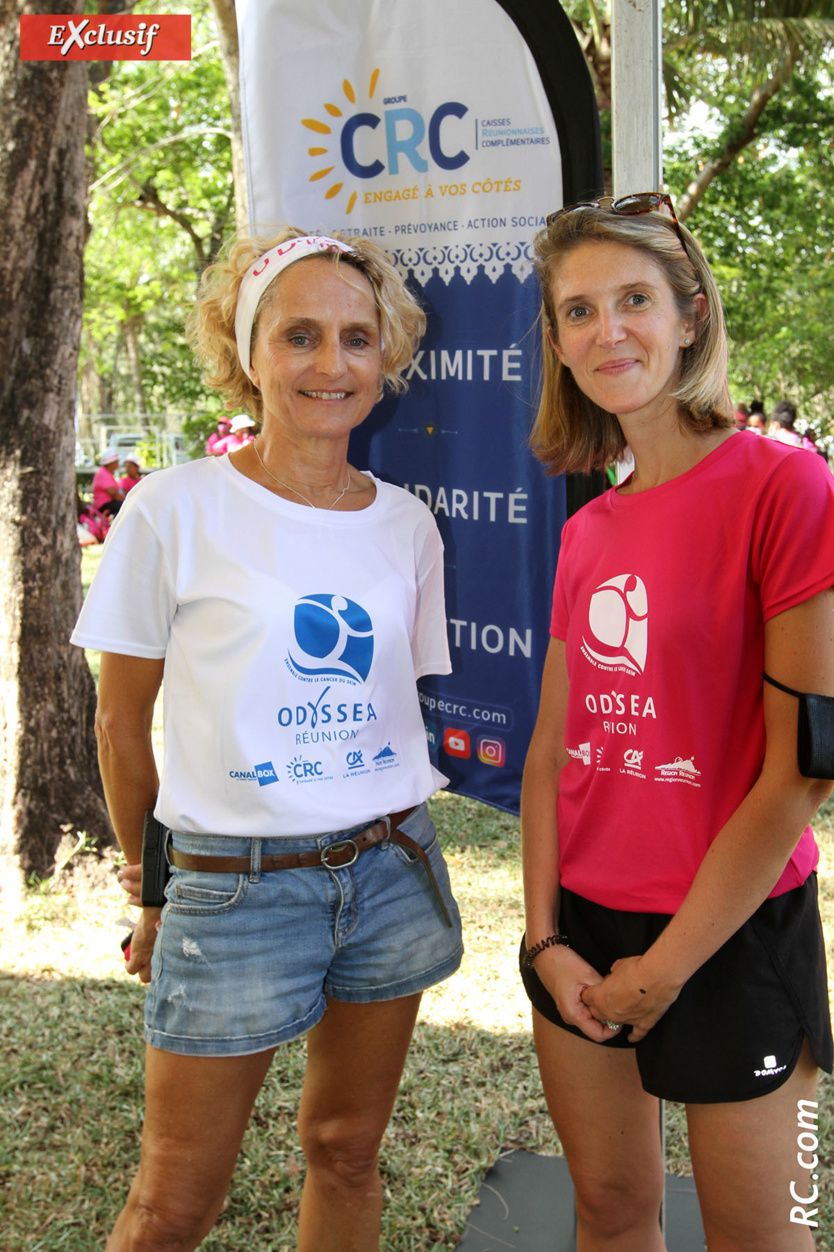 Nathalie Bourcier et Nathalie Ho-Pun-Cheung du Groupe CRC fidèle à Odyssea depuis plusieurs années Nathalie Bourcier et Nathalie Ho-Pun-Cheung du Groupe CRC fidèle à Odyssea depuis plusieurs années