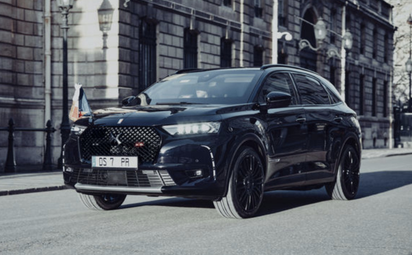 La voiture utilisée désormais par le président Emmanuel Macron La voiture utilisée désormais par le président Emmanuel Macron