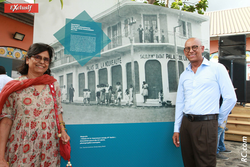Houssen Badat et sa soeur Yasmine Houssen Badat et sa soeur Yasmine
