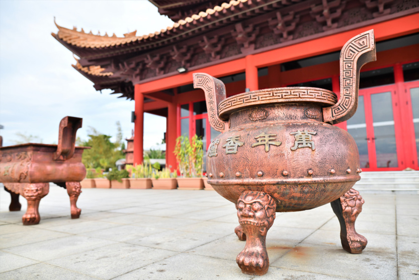 L'occasion pour certains de découvrir le temple chinois de Terre Sainte L'occasion pour certains de découvrir le temple chinois de Terre Sainte