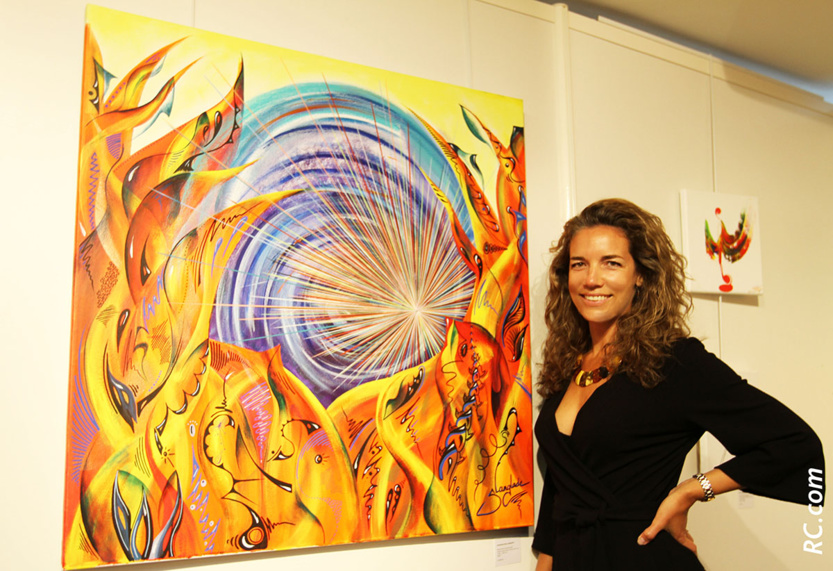 Expo de Sandrine Langlade: "Feux de joie" à la Cité du Volcan