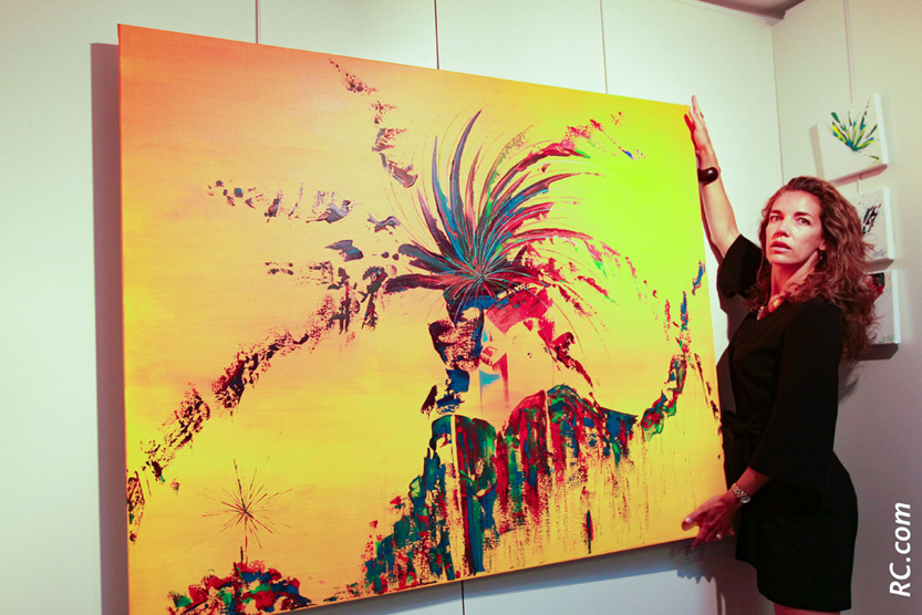 Expo de Sandrine Langlade: "Feux de joie" à la Cité du Volcan