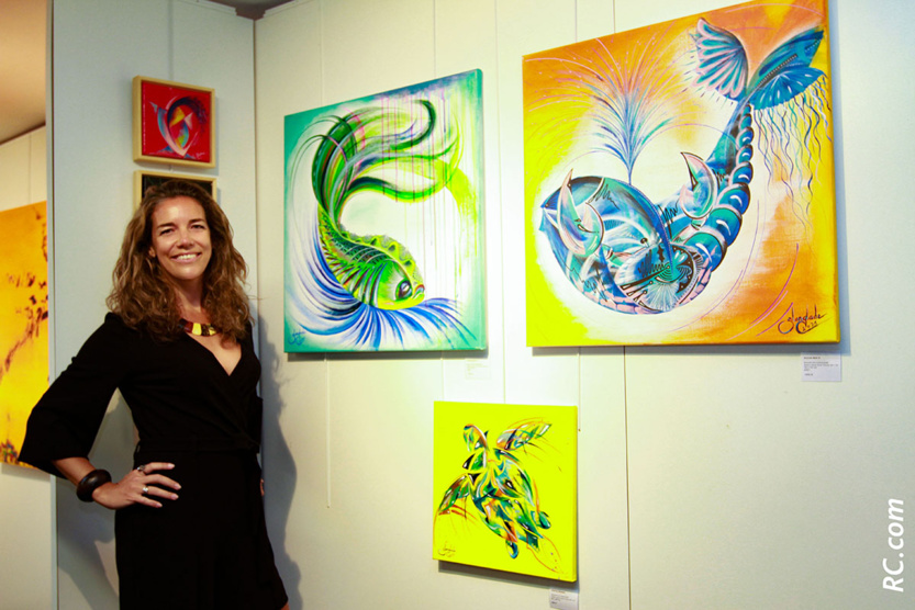 Expo de Sandrine Langlade: "Feux de joie" à la Cité du Volcan