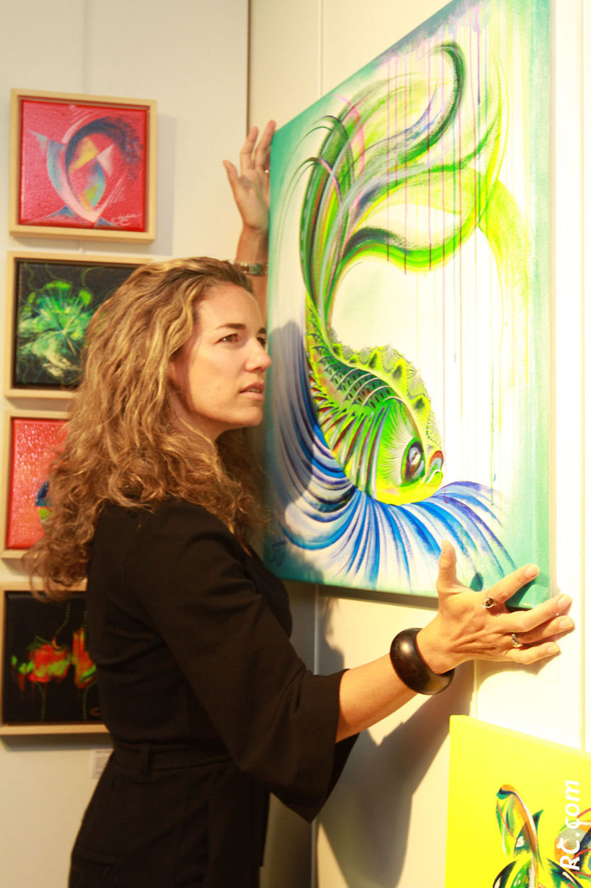 Expo de Sandrine Langlade: "Feux de joie" à la Cité du Volcan