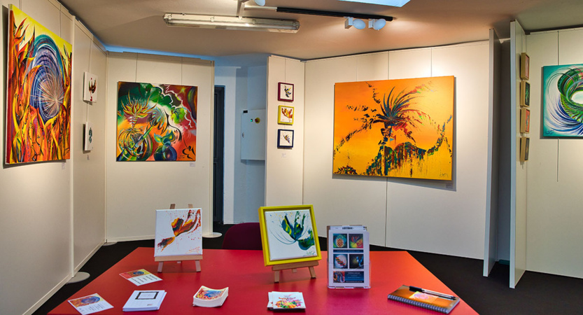 Expo de Sandrine Langlade: "Feux de joie" à la Cité du Volcan