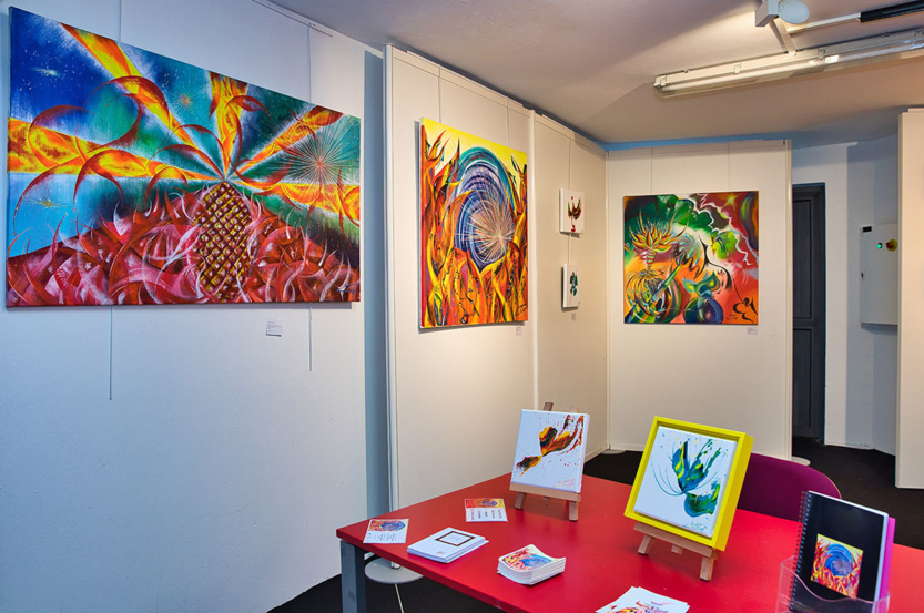 Expo de Sandrine Langlade: "Feux de joie" à la Cité du Volcan