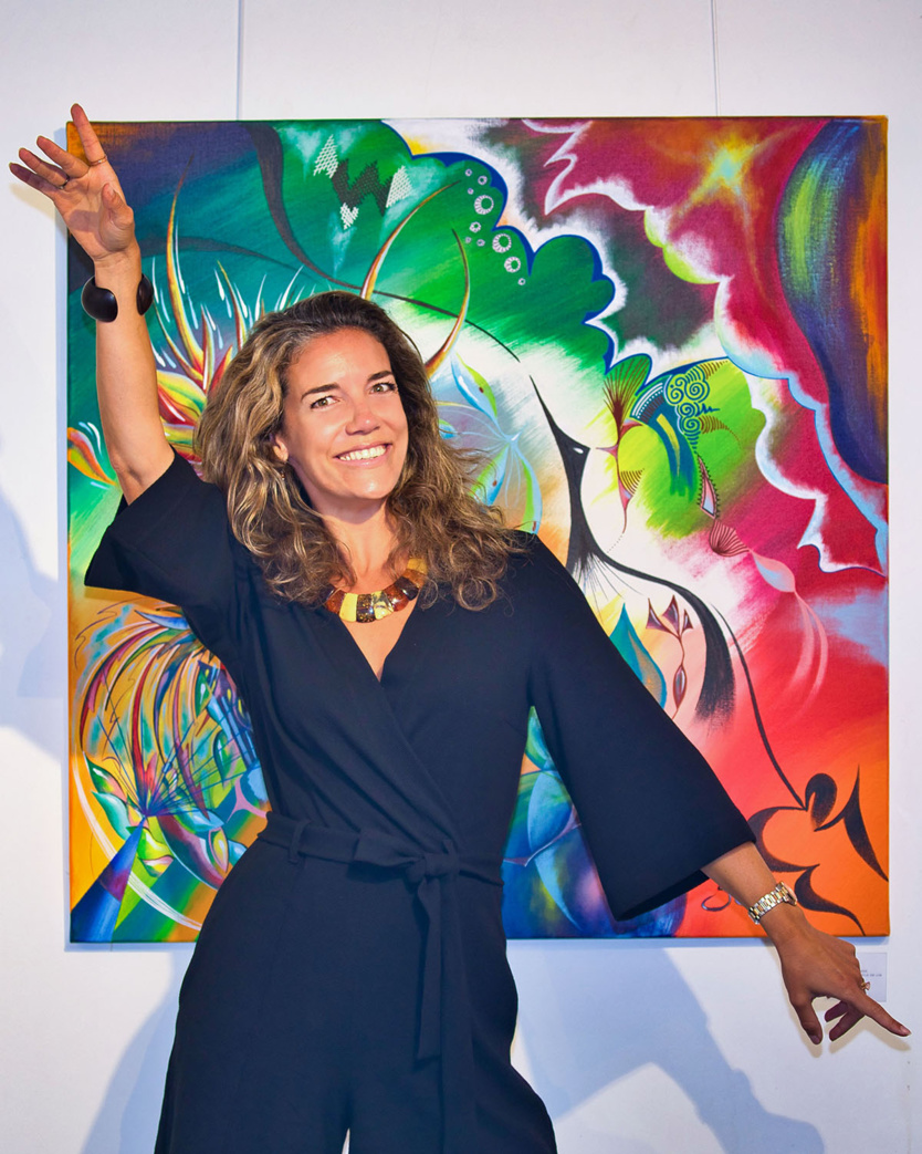 Expo de Sandrine Langlade: "Feux de joie" à la Cité du Volcan