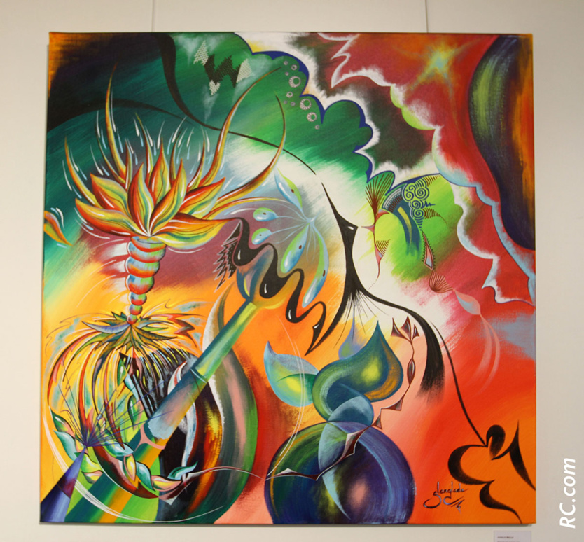 Expo de Sandrine Langlade: "Feux de joie" à la Cité du Volcan