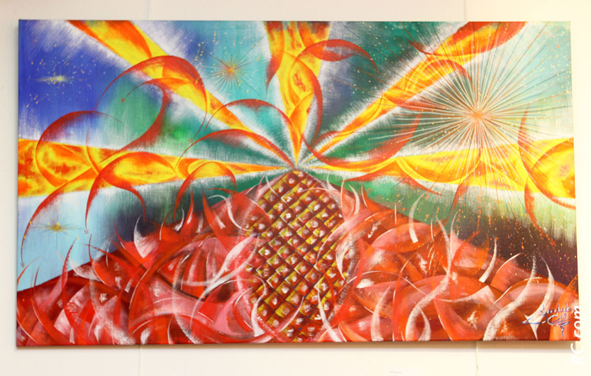 Expo de Sandrine Langlade: "Feux de joie" à la Cité du Volcan