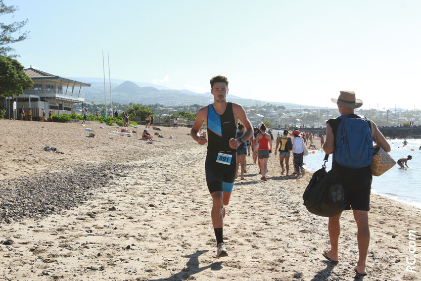 Pour le moment il mène le bal dans le duathlon...