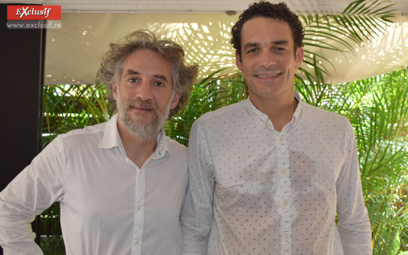 Emmanuel Michau, chef du Sahaa, et Tugdual Poirier, directeur d'exploitation de Cap Bourbon Emmanuel Michau, chef du Sahaa, et Tugdual Poirier, directeur d'exploitation de Cap Bourbon