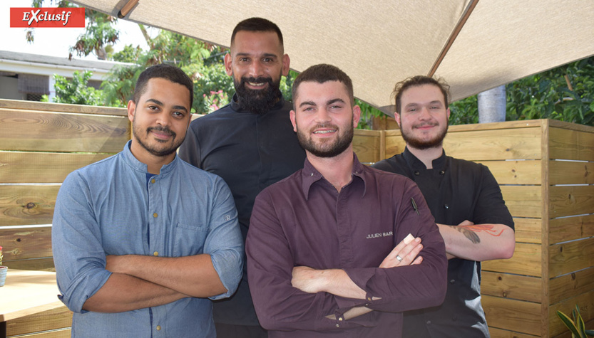 Ludovic Amédée, Yoganden Mélo, Sosthène Christin, et Julien Bars Ludovic Amédée, Yoganden Mélo, Sosthène Christin, et Julien Bars