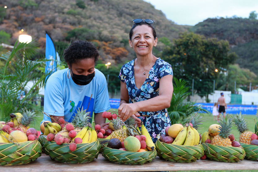 La très souriante Marie-Lou Robert, présidente du Club d’Athlétisme de Saint-Leu La très souriante Marie-Lou Robert, présidente du Club d’Athlétisme de Saint-Leu