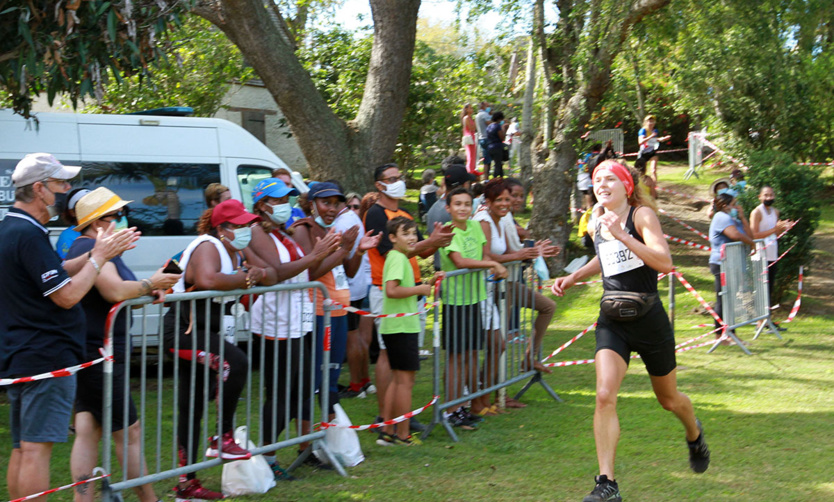 (Villèle) Lisa Conthier 2ème de la course (Villèle) Lisa Conthier 2ème de la course