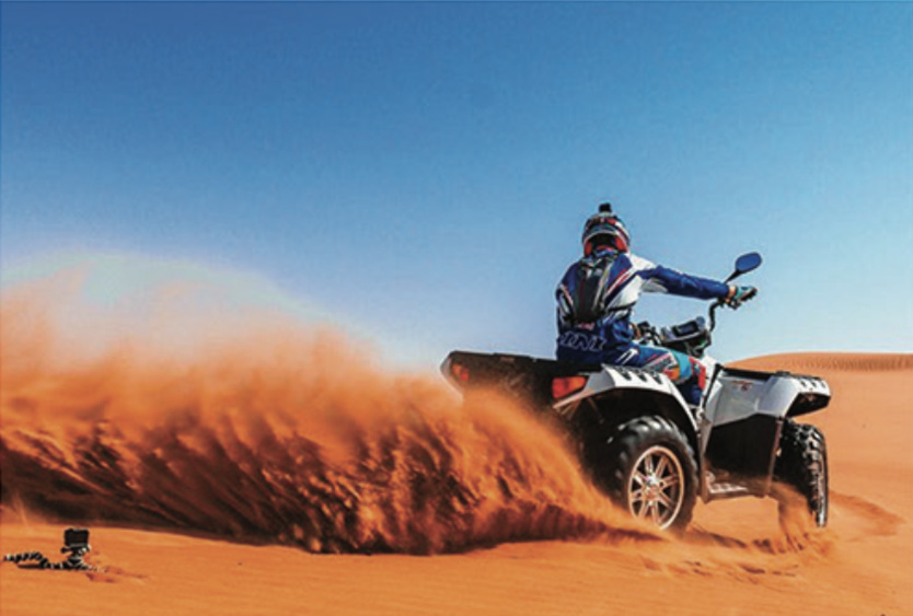 Le safari dans le désert est compris dans le package Le safari dans le désert est compris dans le package