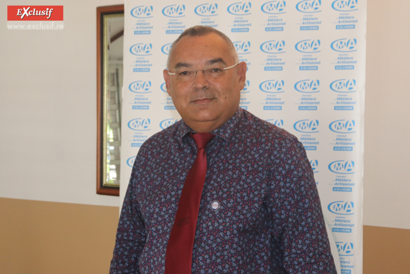 Bernard Picardo, président de la Chambre de Métiers et de l'Artisanat de La Réunion Bernard Picardo, président de la Chambre de Métiers et de l'Artisanat de La Réunion