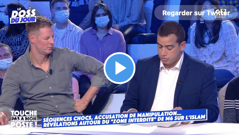 Amine Elbahi est venu témoinger sur C8 dans "Touche pas à mon poste" cette semaine Amine Elbahi est venu témoinger sur C8 dans "Touche pas à mon poste" cette semaine