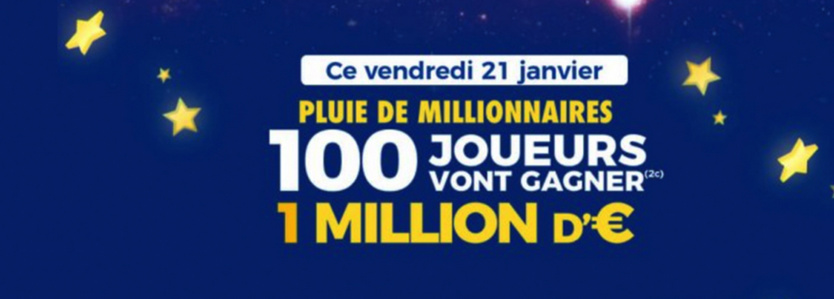 Euromillions: 2 nouveaux millionnaires à La Réunion en janvier! Euromillions: 2 nouveaux millionnaires à La Réunion en janvier!