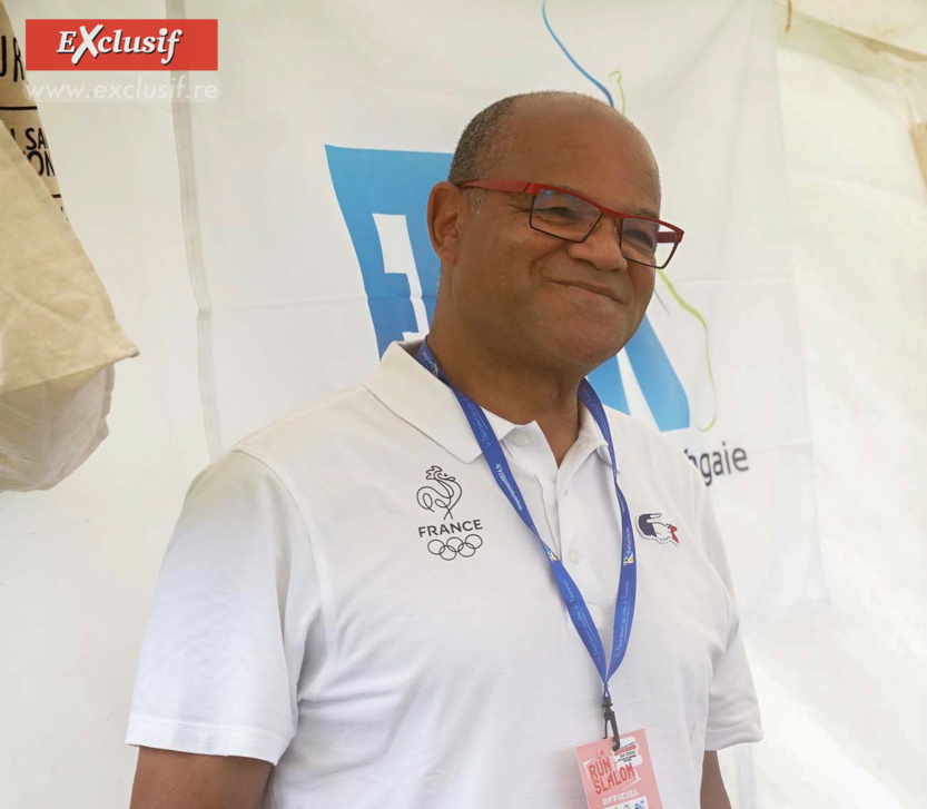 Jean Zoungrana, président de la FFCK (Fédération Française de Canoë-Kayak), venu assister au Run Slalom Jean Zoungrana, président de la FFCK (Fédération Française de Canoë-Kayak), venu assister au Run Slalom