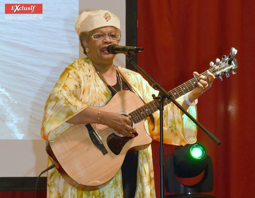 La chanteuse guyanaise Sylviane Cédia La chanteuse guyanaise Sylviane Cédia