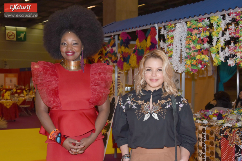 La comédienne franco-sénégalaise Maïmouna Gueye, et la comédienne Séverine Ferrer, les deux cheffes d'équipe La comédienne franco-sénégalaise Maïmouna Gueye, et la comédienne Séverine Ferrer, les deux cheffes d'équipe
