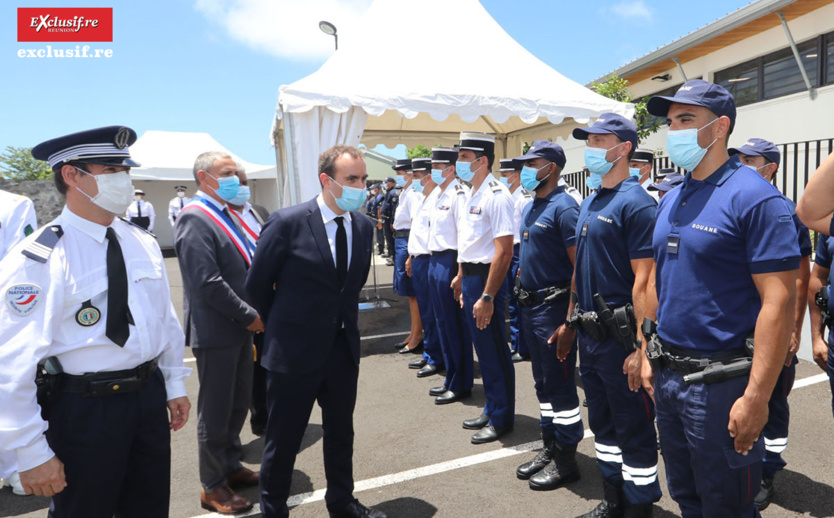 Le Ministre Sébastien Lecornu a inauguré le commissariat de Saint-André Le Ministre Sébastien Lecornu a inauguré le commissariat de Saint-André