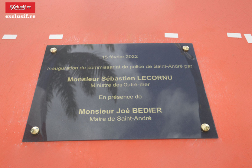 Le Ministre Sébastien Lecornu a inauguré le commissariat de Saint-André
