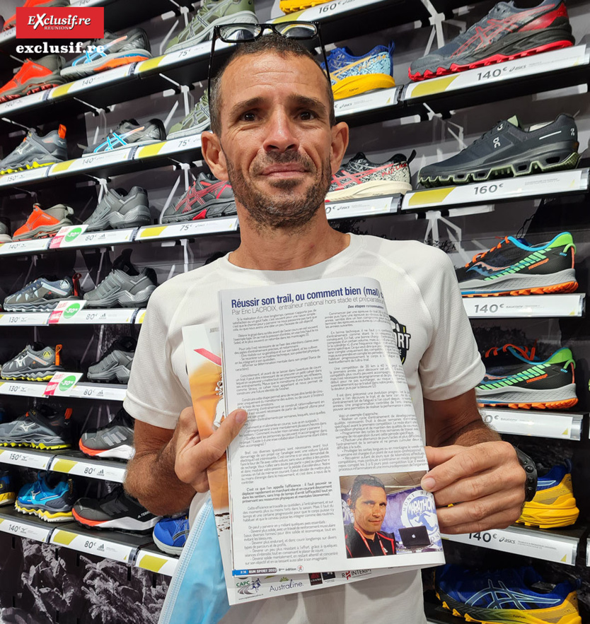 Le «waouh» de Glady en découvrant Run Sport. «Vivement que les courses reprennent!»