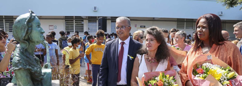 Journée de la Femme: un buste pour Célimène à Saint-Paul Journée de la Femme: un buste pour Célimène à Saint-Paul