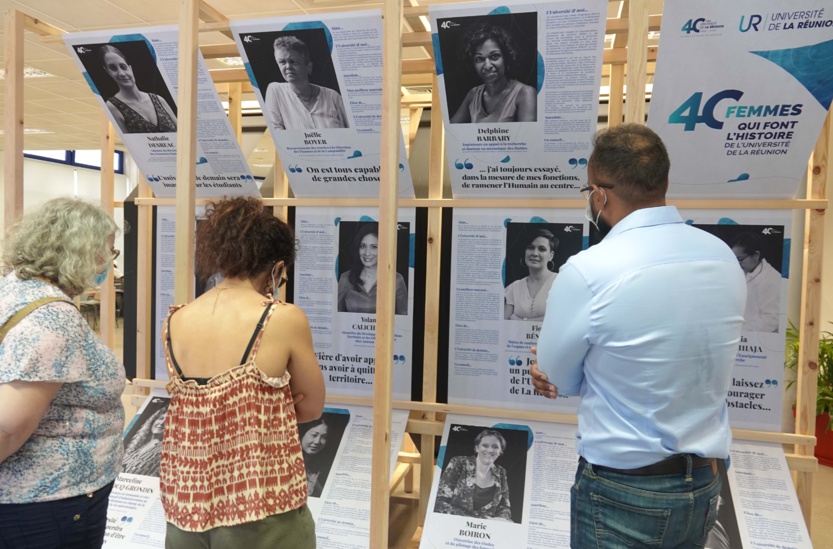 Expo: "40 femmes qui font l’Université de La Réunion" 