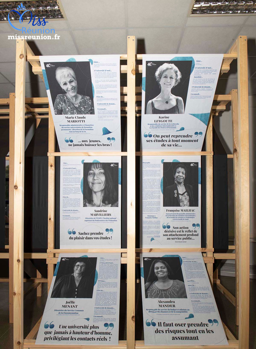Expo: "40 femmes qui font l’Université de La Réunion" Expo: "40 femmes qui font l’Université de La Réunion"