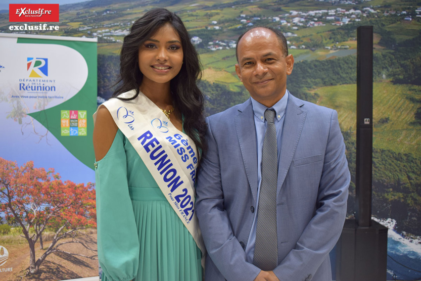Dana Virin et Emmanuel Séraphin, maire de Saint-Paul, membre du bureau de l'IRT Dana Virin et Emmanuel Séraphin, maire de Saint-Paul, membre du bureau de l'IRT