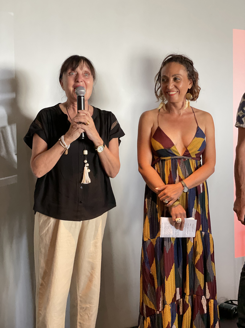 Claude Bénard-Pillier, vice-présidente de l'association Ti Prince Marmailles, et Coco Claude Bénard-Pillier, vice-présidente de l'association Ti Prince Marmailles, et Coco